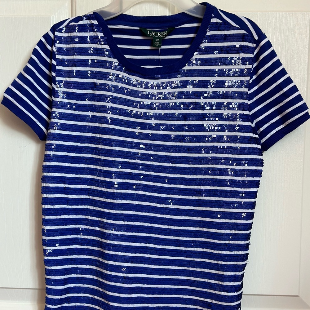 ralph lauren blue shirt. tag still on. never worn before.